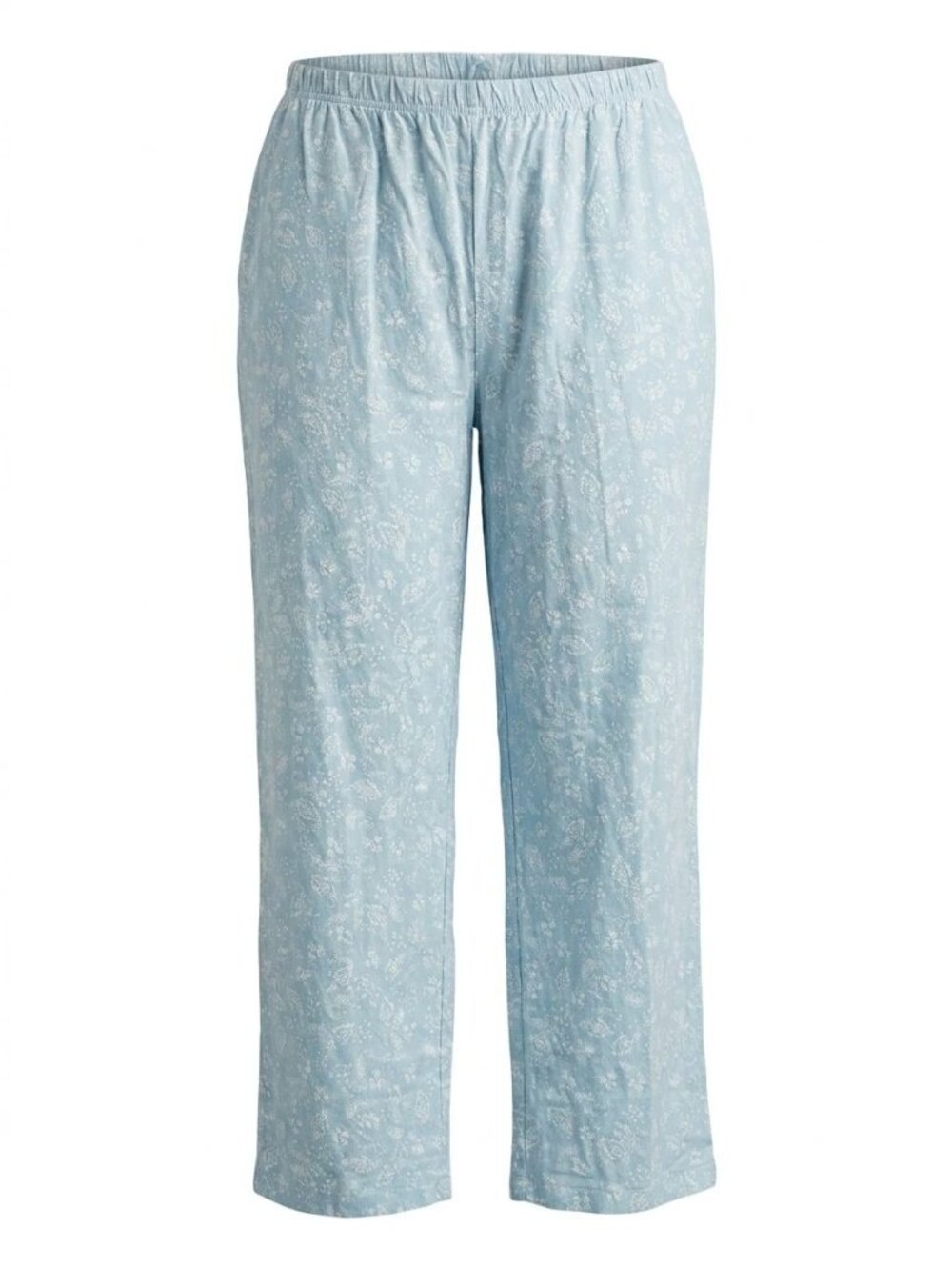NWT Charter Club Intimates Pull On Pajama Pants Sz M Blue Paisley Floral Print